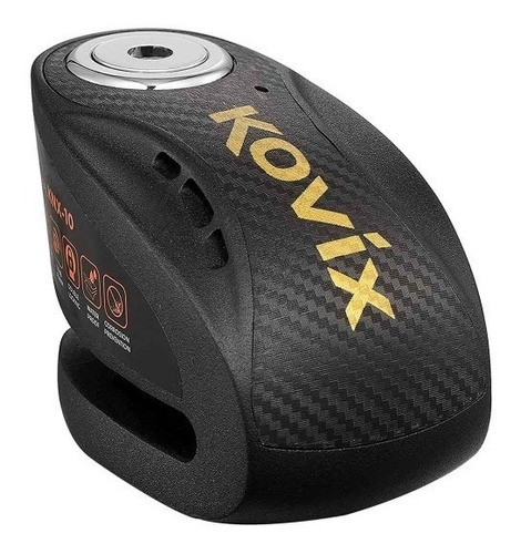 Candado Disco Moto Kovix Knx10 Alarma 120db Doble Lock 10mm