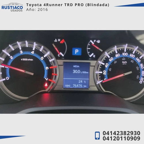 Imagen 9 de 10 de Toyota 4runner Blindada Trd Pro