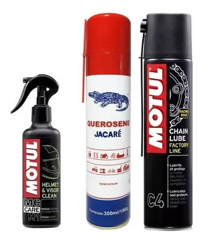 Motul Mc Care C4 + M1 + Querosene Aerossol Spray
