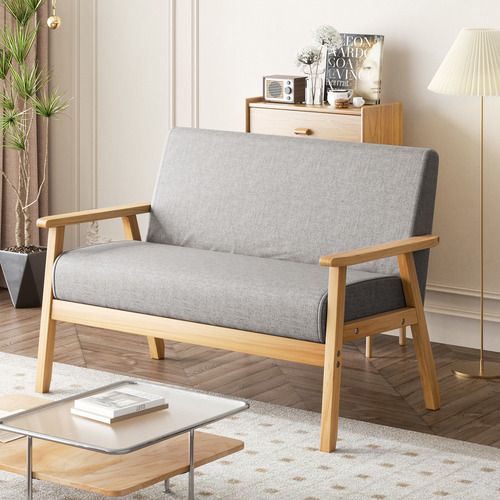 Sofá De 2 Plazas Compacto Loveseat Sofá Lounge Para Inicio