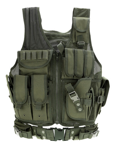 Chaleco Deportivo Outdoor War Army Polyester Airsoft Militar