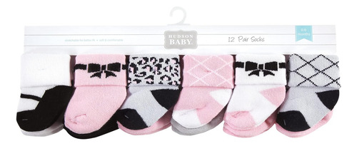 Hudson Baby Calcetines De Rizo Y Algodón Para Niñas De 6 ...