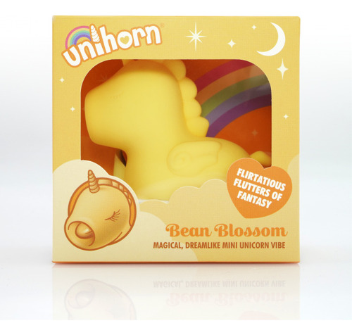 Estimulador Clítoris Unihorn Bean Blossom 10 Velocidades Color Amarillo