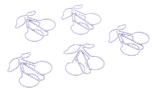 Pinzas De Papel Con Forma De Cereza, 50 Unidades, Con Forma