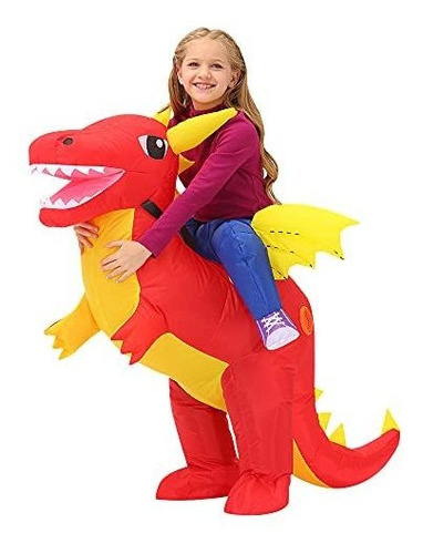 Disfraz Niño - Inflatable Costume Pterodactyl Ride Dinosaur 