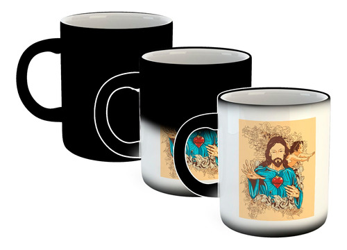 Taza Magica Jesus Angeles Religion Design Art