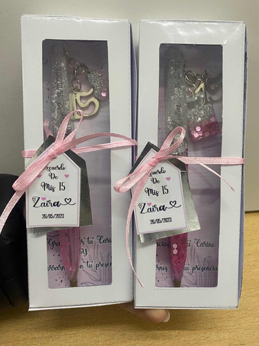 Lapiceras De Resina Souvenirs Para 15 Años