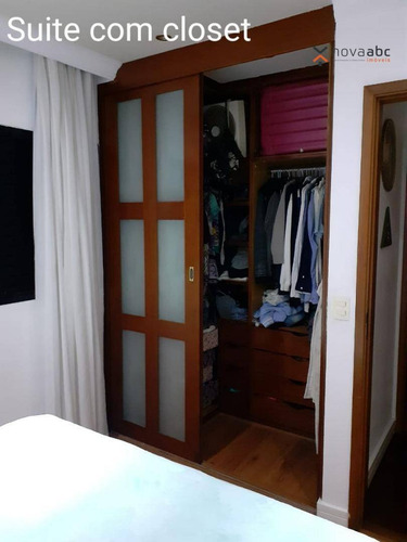 Apartamento Com 3 Dormitórios À Venda, 109 M² Por R$ 635.000 - Vila Gilda - Santo André/sp - Ap1059