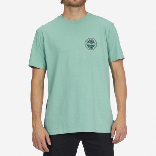 Polera M/c Hombre Rotor Fill M Tees Verde