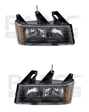 Par Juego Faros Chev Colorado / Canyon 2004-2012 F/negro Rxc