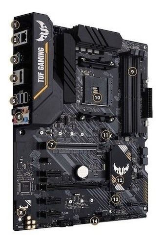Motherboard Asus B450-plus Ii Tuf Gaming Am4 M.2 Amd