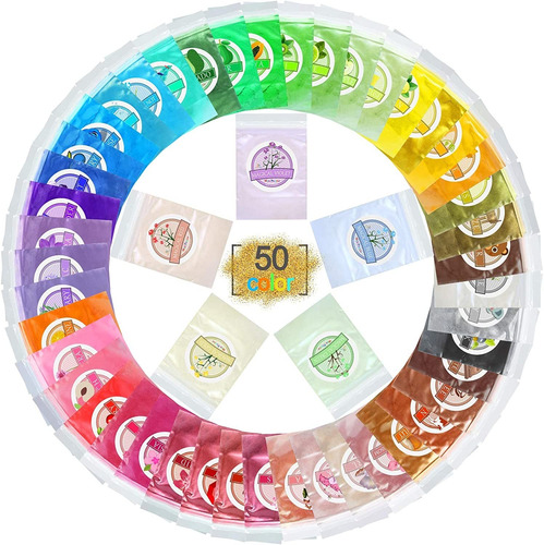 Pigmento De Resina Epoxi (50 Colores) Para Jabones 5g C/u