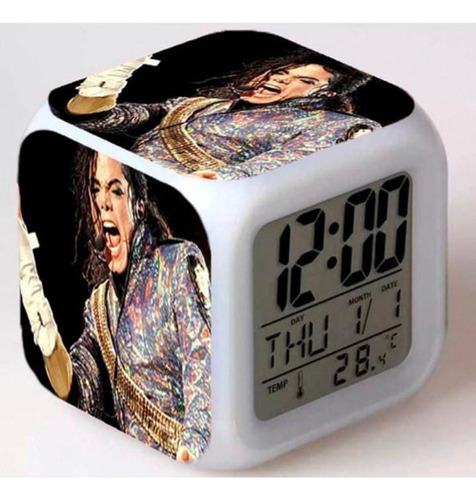 Reloj Despertador Michael Jackson, We Are The World,thriller