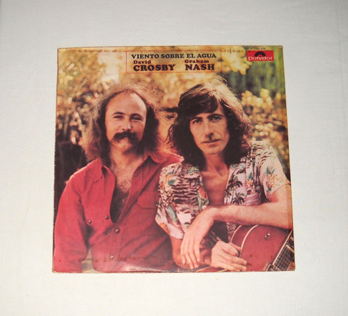 David Crosby Graham Nash Viento Sobre El Agua Lp Vinilo