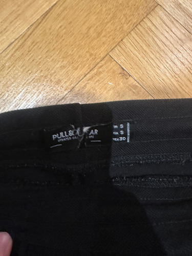 Jogging Bershka Negro 94x36 Talle S (Usado)