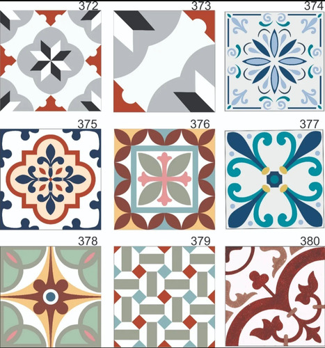 Azulejos Autoadhesivos Vinilicos Para Piso 20x20 Cm X 80 Un