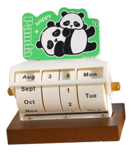 Calendario De Escritorio Giratorio, Calendario De Verde