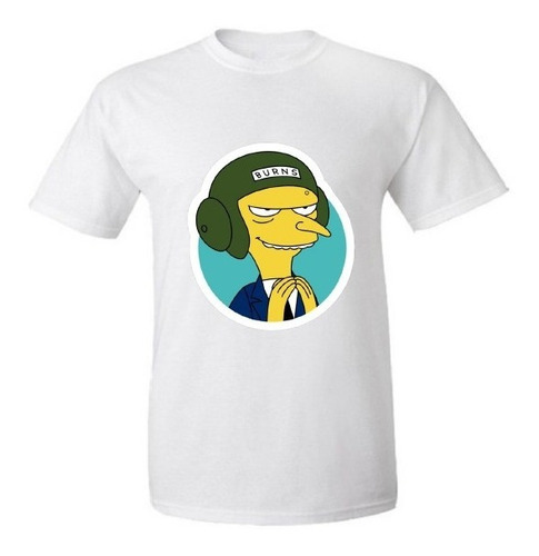 Remera Unisex Burns Los Simpsons Varios Modelos Sublimada