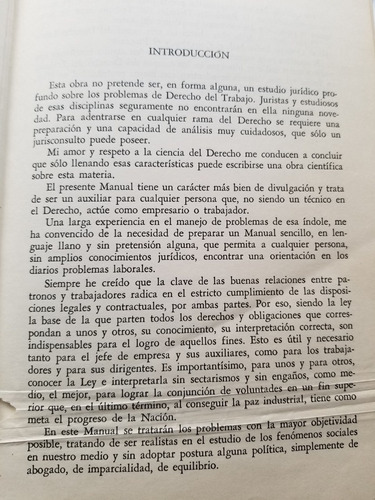 A0 Manual De Derecho Del Trabajo 8.a Ed. Euquerio Guerrero (Usado)