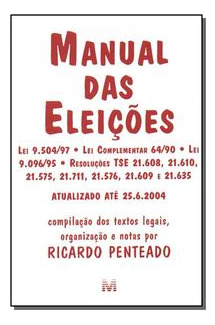 Libro Manual Das Eleicoes 01ed 04 De Penteado Ricardo Malhe