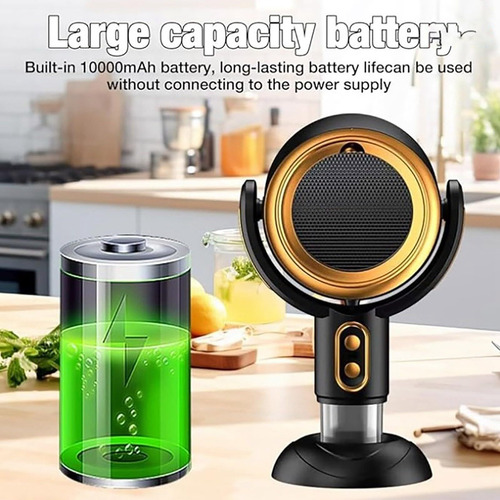 Ventilador Purificador De Mesa, Campana Extractora Portátil