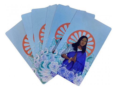 Kit Com 3 O Tradicional Baralho Santa Sara Kali 36 Cartas