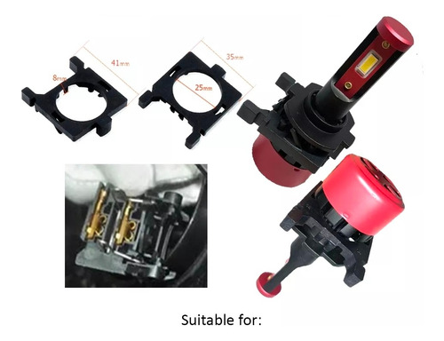 Imagen 10 de 10 de Adaptadores Para Instalación De Led H7