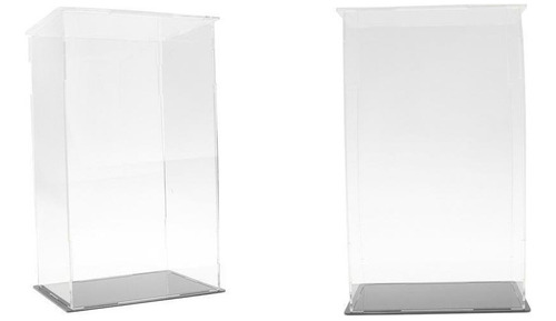 Caja De Exhibición De Acrílico Transparente Cubo A Prue, 2 U