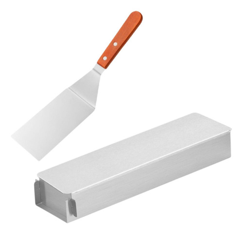 Molde Rectangular Para Tartas De Acero Tapa De Acero Corta