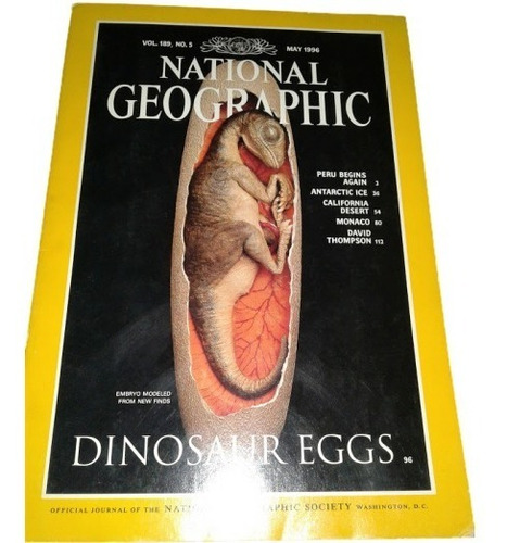 3 Revistas National Geographic En Ingles 1996 + 1 Español 99