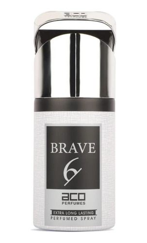 Aco Brave 6 Perfumed Body Spray 250ml Silk Perfumes Original