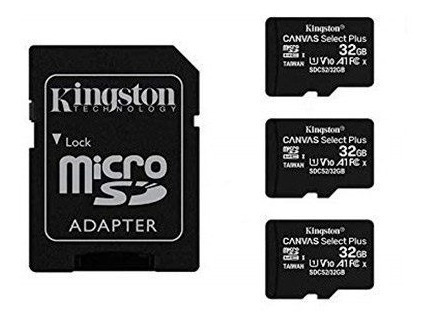 Memoria Micro Sd 32gb Kingston Sdcs Canvas Select Clase 10