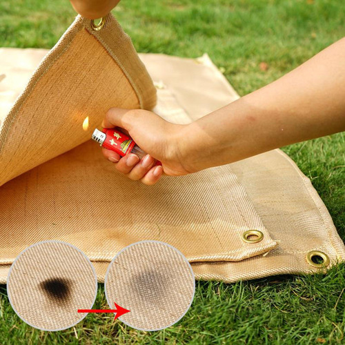 Fuego Retardante Bbq Mat Manta Piso Alfombra Ignífuga