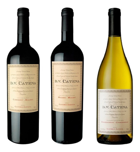 Vino Combo Dv Catena Mb/mb + Cab/mb + Chardonnay