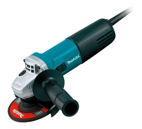 Imagen 2 de 2 de Amoladora angular Makita 9557HNG color turquesa 840 W 220 V + accesorio