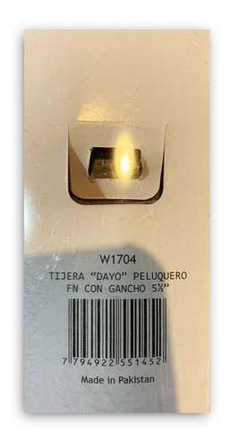 Tijera De Corte Dayo Peluquero Filo Navaja 5,5 W1704