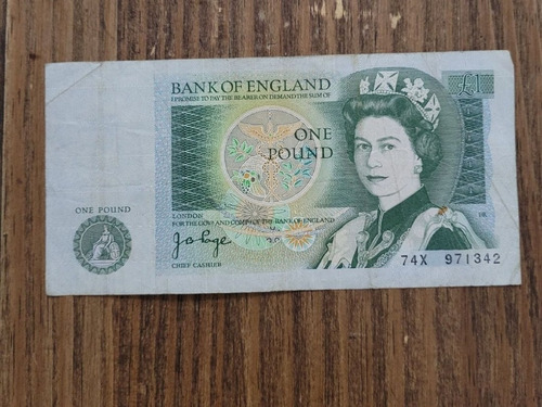 Cédula One Pound 1978 (Usado)