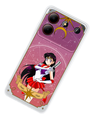 Funda Para Zte Sailor Moon Sailor Mars Anime Sailor Roja