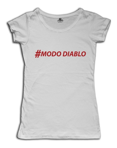 Remera Modo Diablo Skere Duki Hombre Mujer Niño Algodon