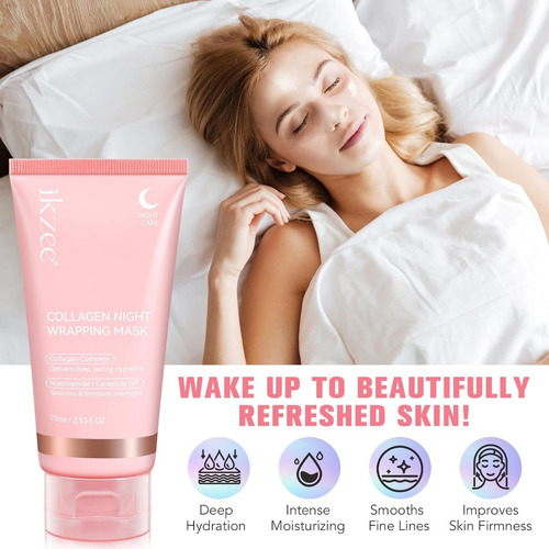 Máscara Facial Noturna De Colágeno Nifeishi