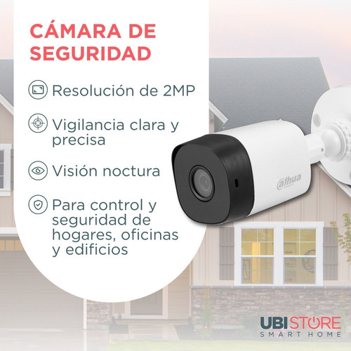 Camara Bullet Hdcvi 2mpx Full Hd Dahua Hac-b1a21p-0360b