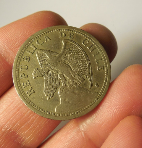 Moneda Un Peso. Chile Año 1933