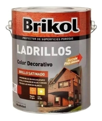 Brikol Ladrillos Impermeabilizante X4 Litros Natural/ceranic
