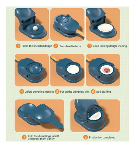 Máquina De Prensado Mini Empanaditas A Mano 2 En 1