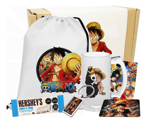 Mug Caja De Regalo One Piece/jarron/anime/one Piece