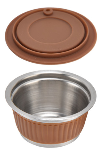 Juego De Cápsulas De Café Recargables De Chocolate De Acero
