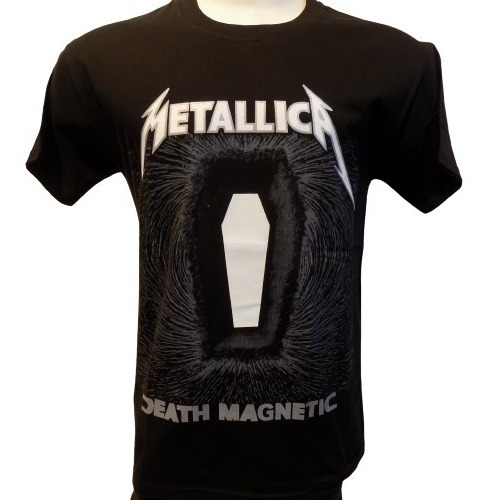 Remeras De Metallica Death Magnetic Rockería Que Sea Rock 