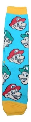 Medias 3/4 Largas Super Mario Bros Yoshi Videojuego Unisex