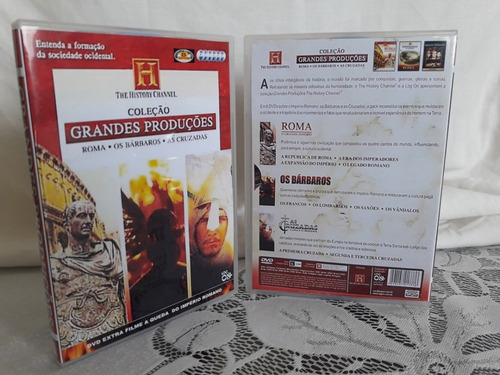 Imagem 2 de 4 de Dvd Documentário Coleção Grandes Produções - Raro (8dvds)