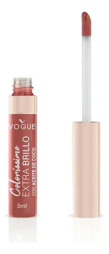 Brillo labial Vogue Extra Brillo Colorissimo color tropical naranja